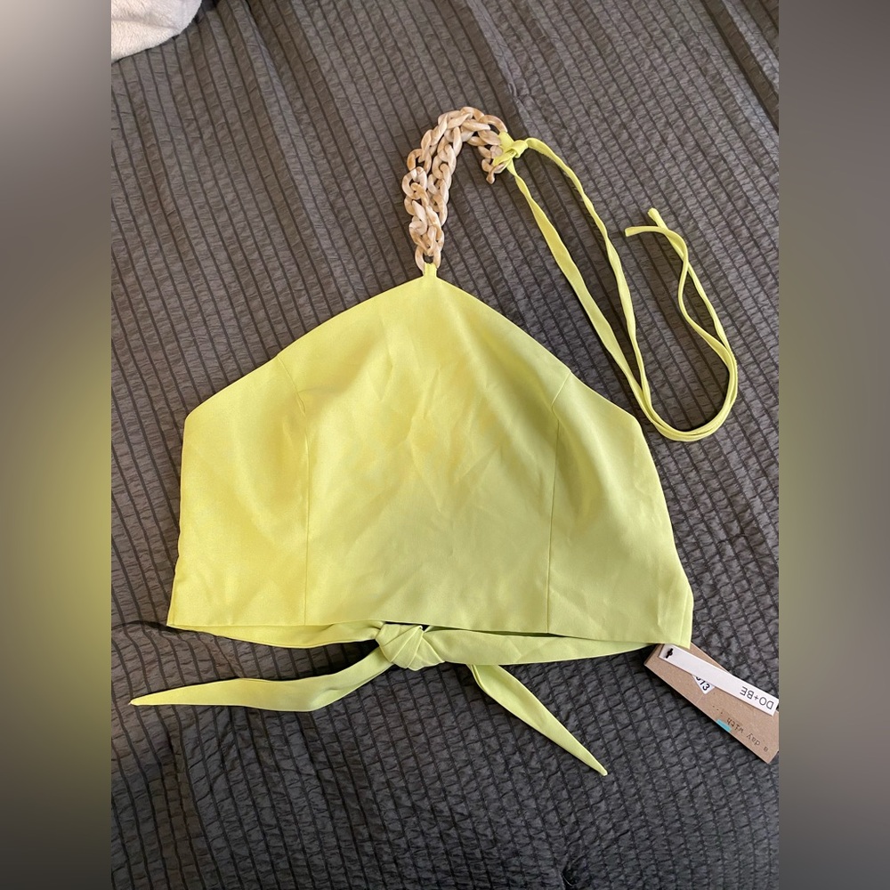 Chic Lime Green Halter Top